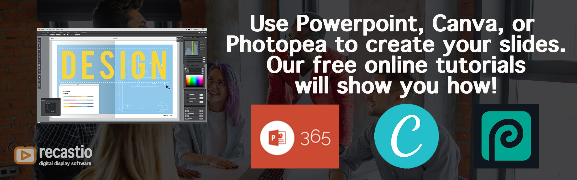 create TV slideshow easily
