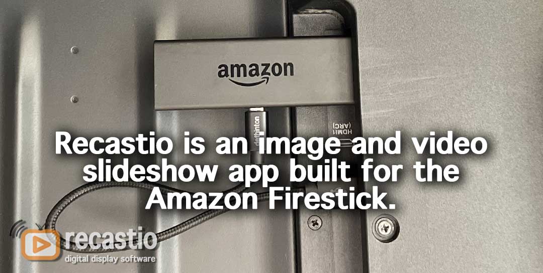 image and video slideshow using flatescreens